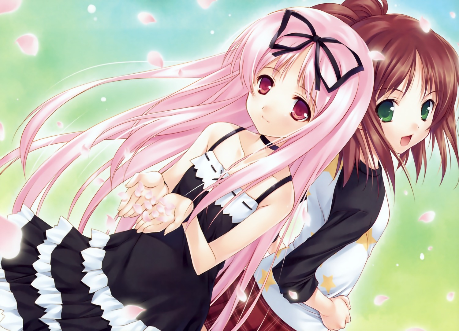 garden, hagure_keg, himemiya_ruri, hoshino_erika