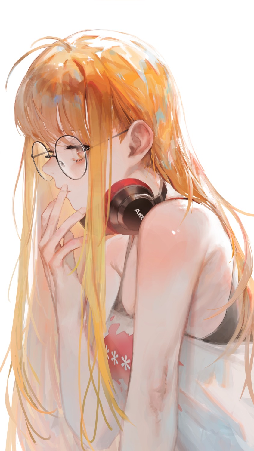 headphones, megane, persona_5, rsef, sakura_futaba