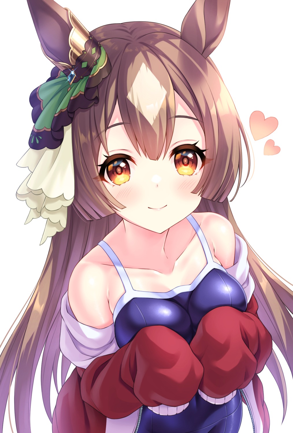 animal_ears, gym_uniform, satono_diamond_(umamusume), school_swimsuit, swimsuits, tomo_(tmtm_mf_mf), uma_musume_pretty_derby