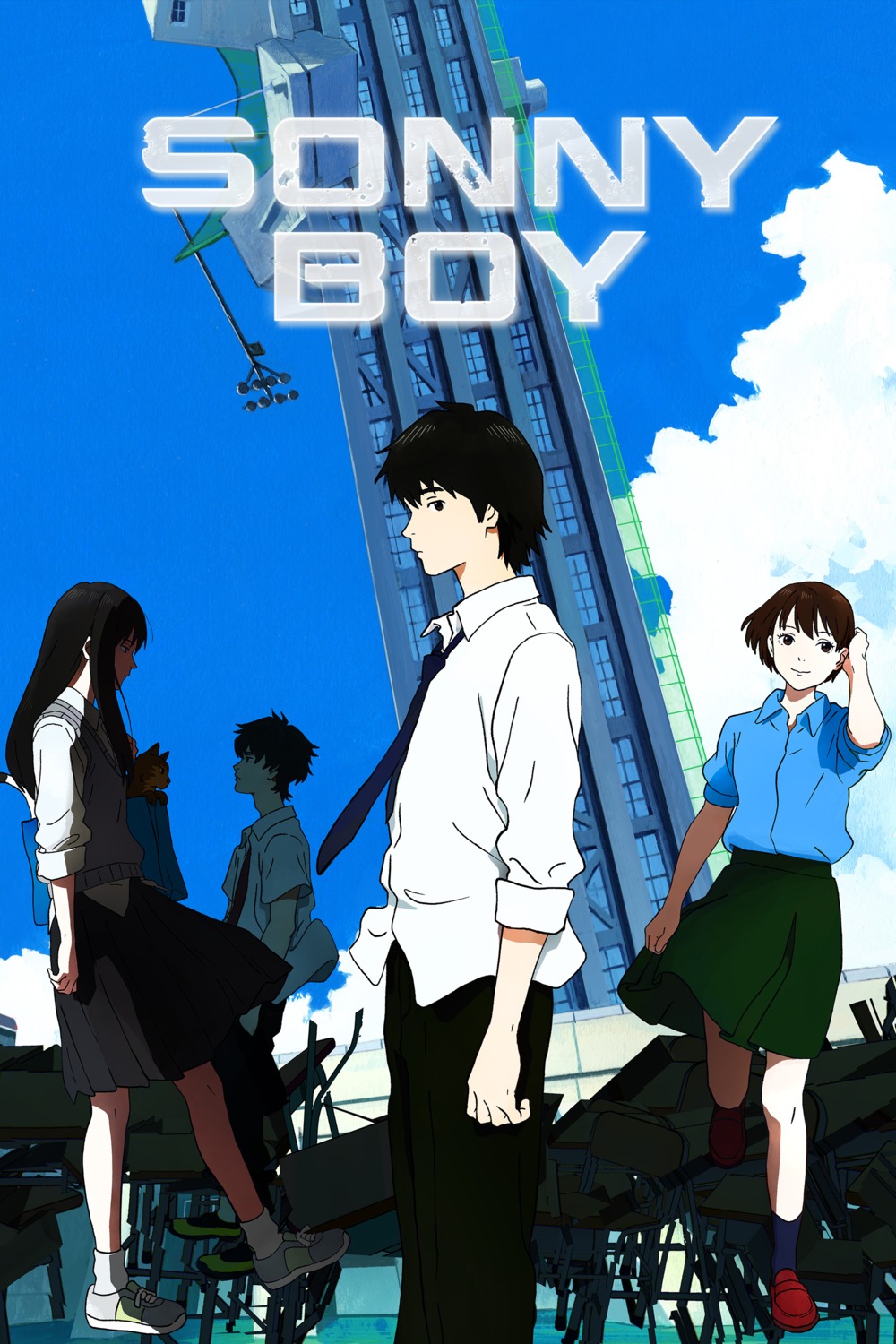 asakaze_(sonny_boy), mizuho_(sonny_boy), nagara_(sonny_boy), neko, nozomi_(sonny_boy), seifuku, skirt_lift, sonny_boy, sweater, tagme