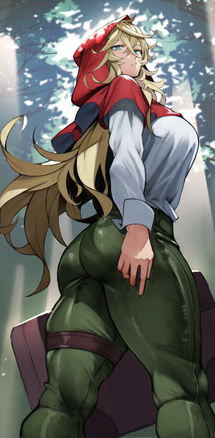 ass, garter, grimm_(red_hood), red_hood_(kawaguchi), yoshio_(55level)