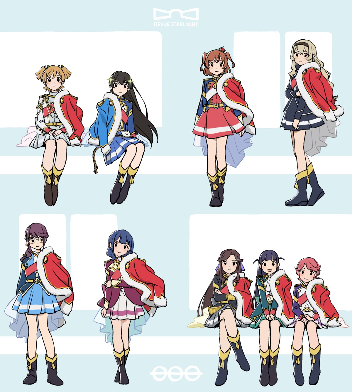 aijou_karen, daiba_nana, disc_cover, hanayagi_kaoruko, hoshimi_junna, isurugi_futaba, kagura_hikari, mebachi