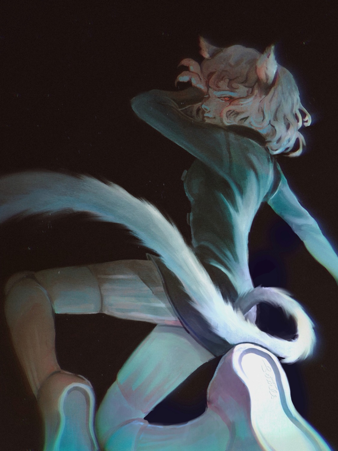 animal_ears, hunter_x_hunter, neferpitou, nekomimi, setoils, tail