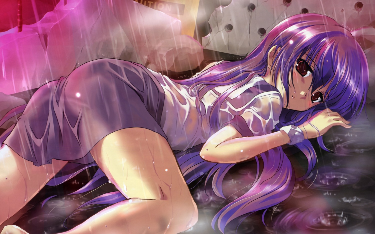 iriya_kana, iriya_no_sora_ufo_no_natsu, komatsu_e-ji, see_through, seifuku, wallpaper, wet_clothes
