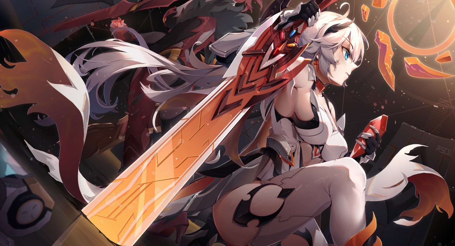 asc11, benghuai_xueyuan, honkai_impact, kiana_kaslana, sword