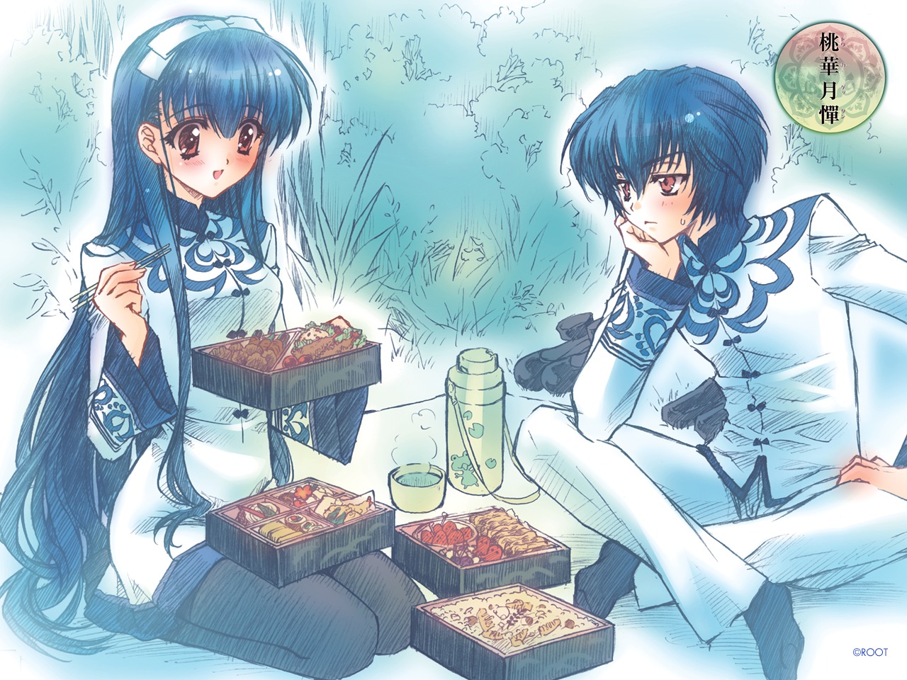 carnelian, kamiazuma_touka, kawakabe_momoka, pantyhose, touka_gettan, wallpaper