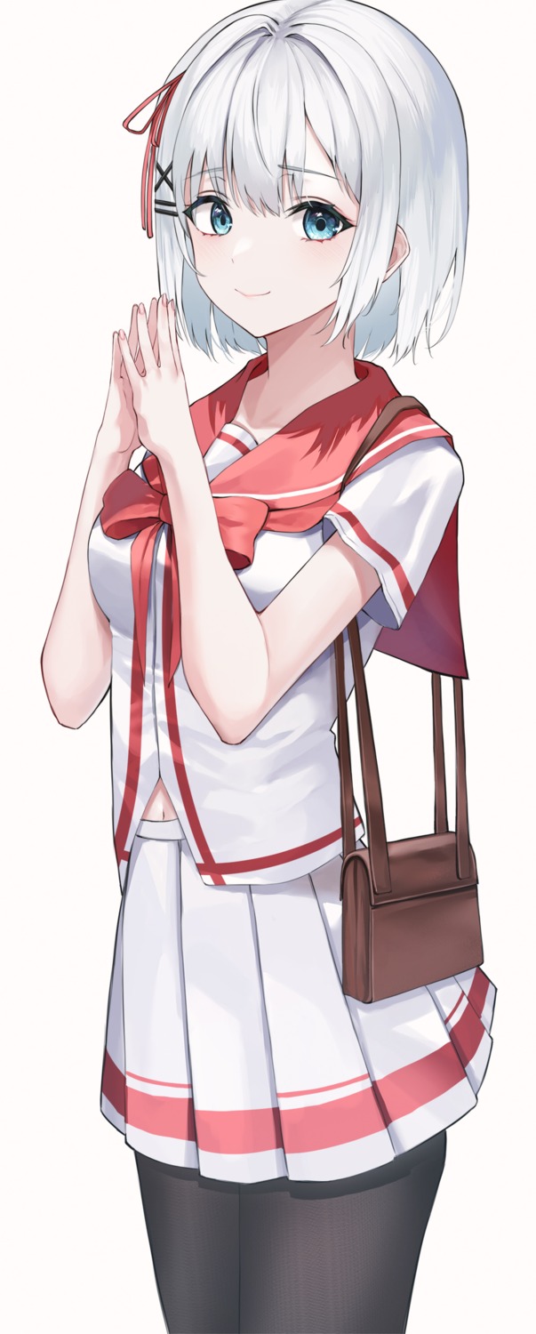 junkt729, pantyhose, seifuku, siesta_(tanmoshi), tantei_wa_mou_shindeiru.