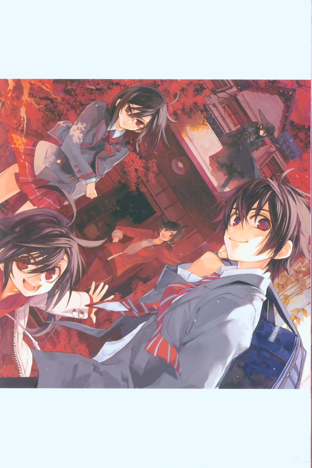 kuhouin_murasaki, kurenai, kurenai_shinkurou, murakami_ginko, mutou_tamaki, yamamoto_yamato, yamie