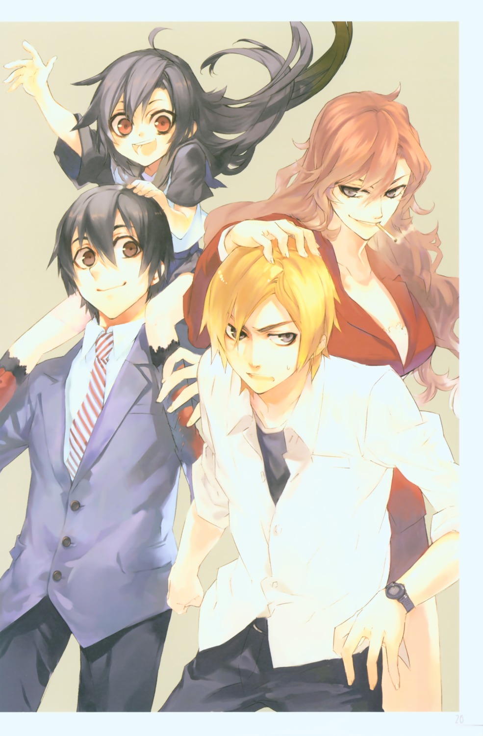 juuzawa_benika, kuhouin_murasaki, kurenai, kurenai_shinkurou, yamamoto_yamato