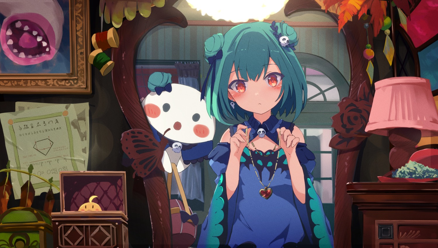 dress, hololive, remini, uruha_rushia