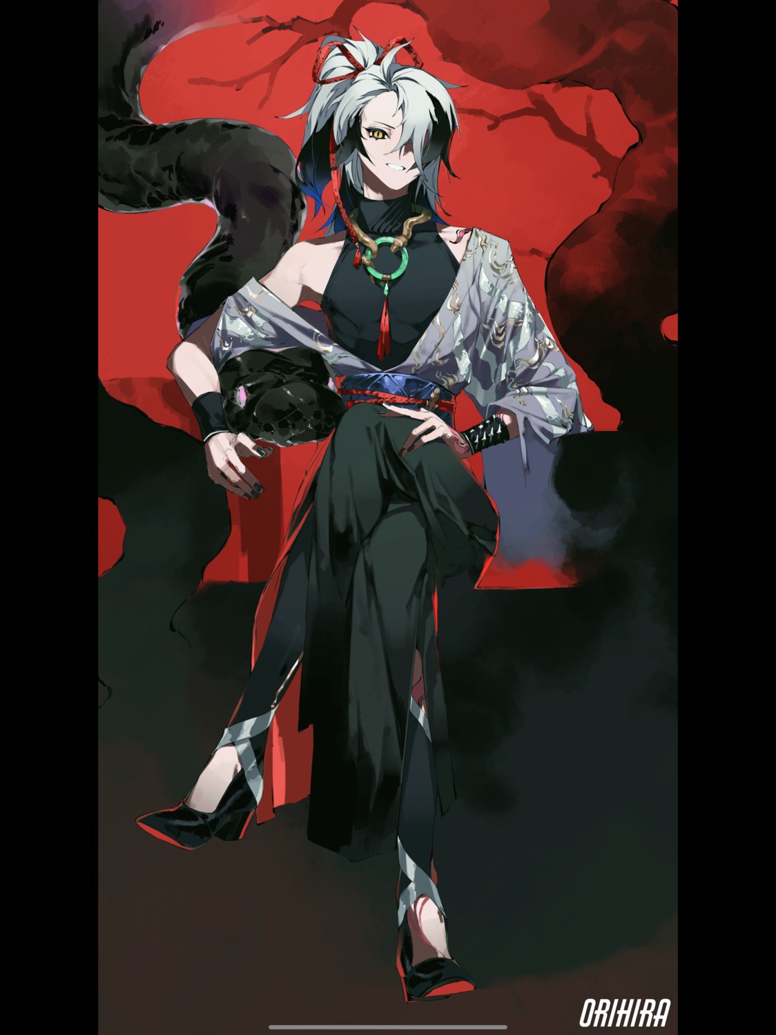 heels, orihira, tentacles