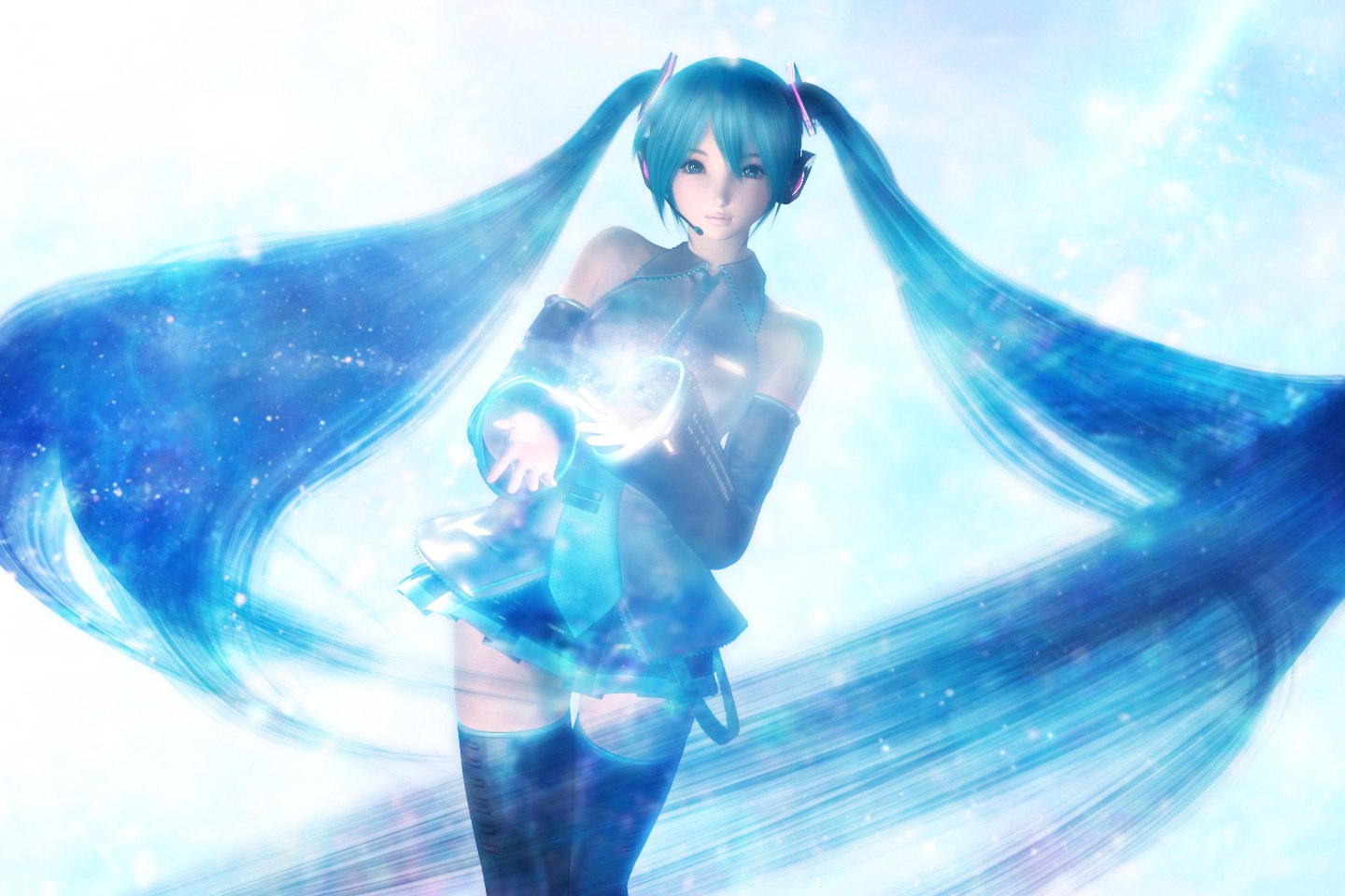 cg, hatsune_miku, hinemaru, thighhighs, vocaloid