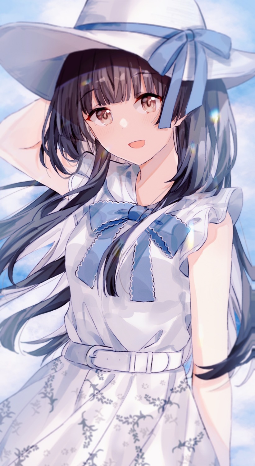dress, gocoli, mayuzumi_fuyuko, summer_dress, the_idolm@ster, the_idolm@ster_shiny_colors