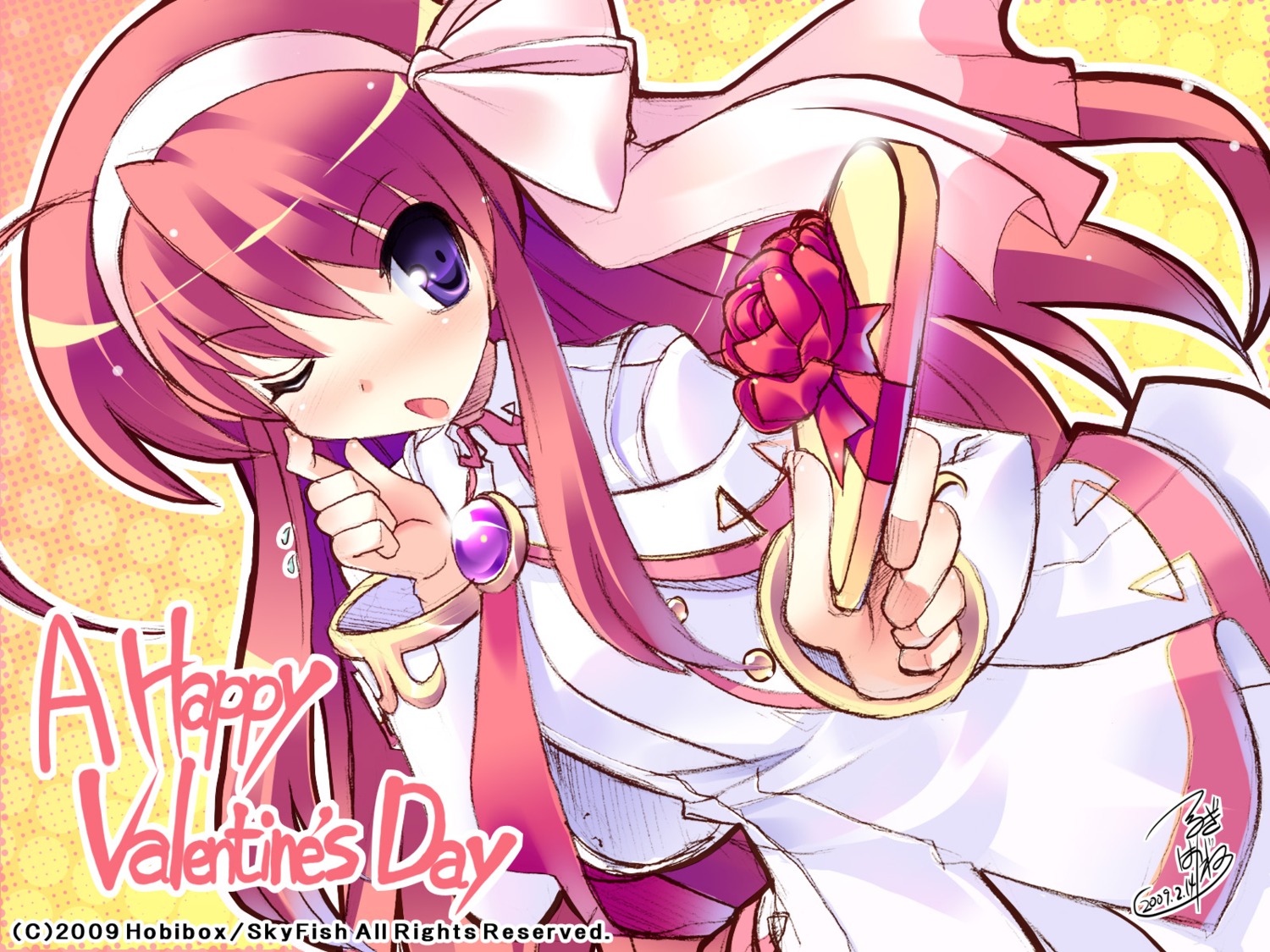 prim_rina_oaklane, primary_~magical★trouble★scramble~, skyfish, tsurugi_hagane, valentine, wallpaper