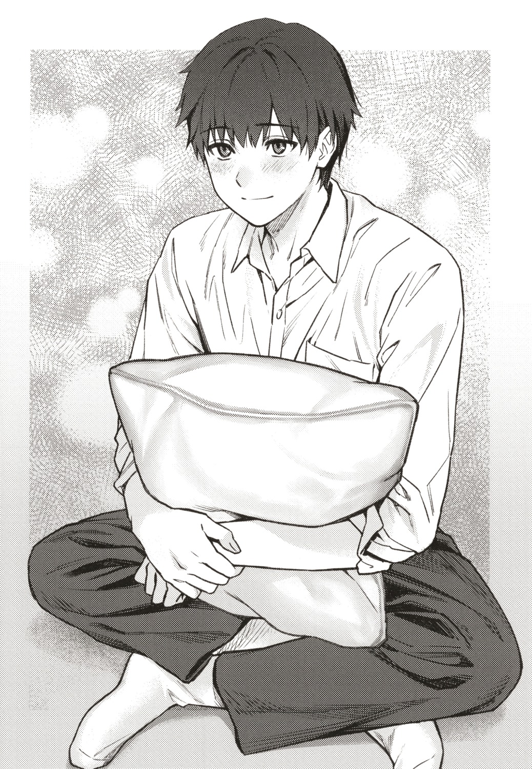 male, monochrome, yuyama_chika