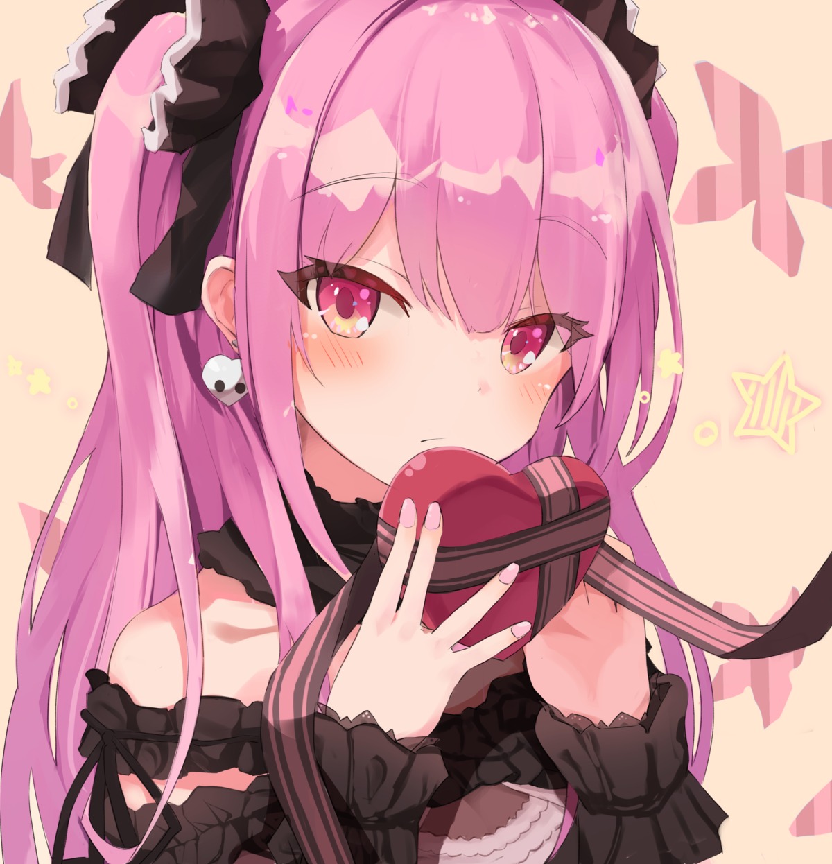 gothic_lolita, hololive, lolita_fashion, remini, uruha_rushia, valentine