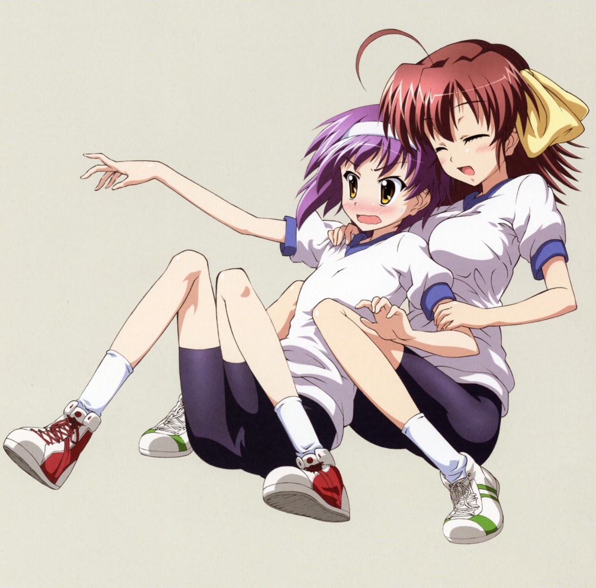 bike_shorts, ef_~a_fairytale_of_the_two~, ef_~a_tale_of_memories~, gym_uniform, miyamura_miyako, shindou_kei, takano_akihisa
