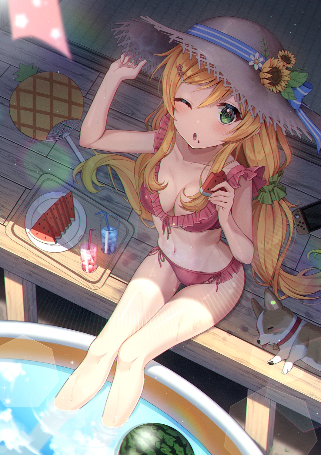 bikini, pine_(angel4195202), swimsuits, wet