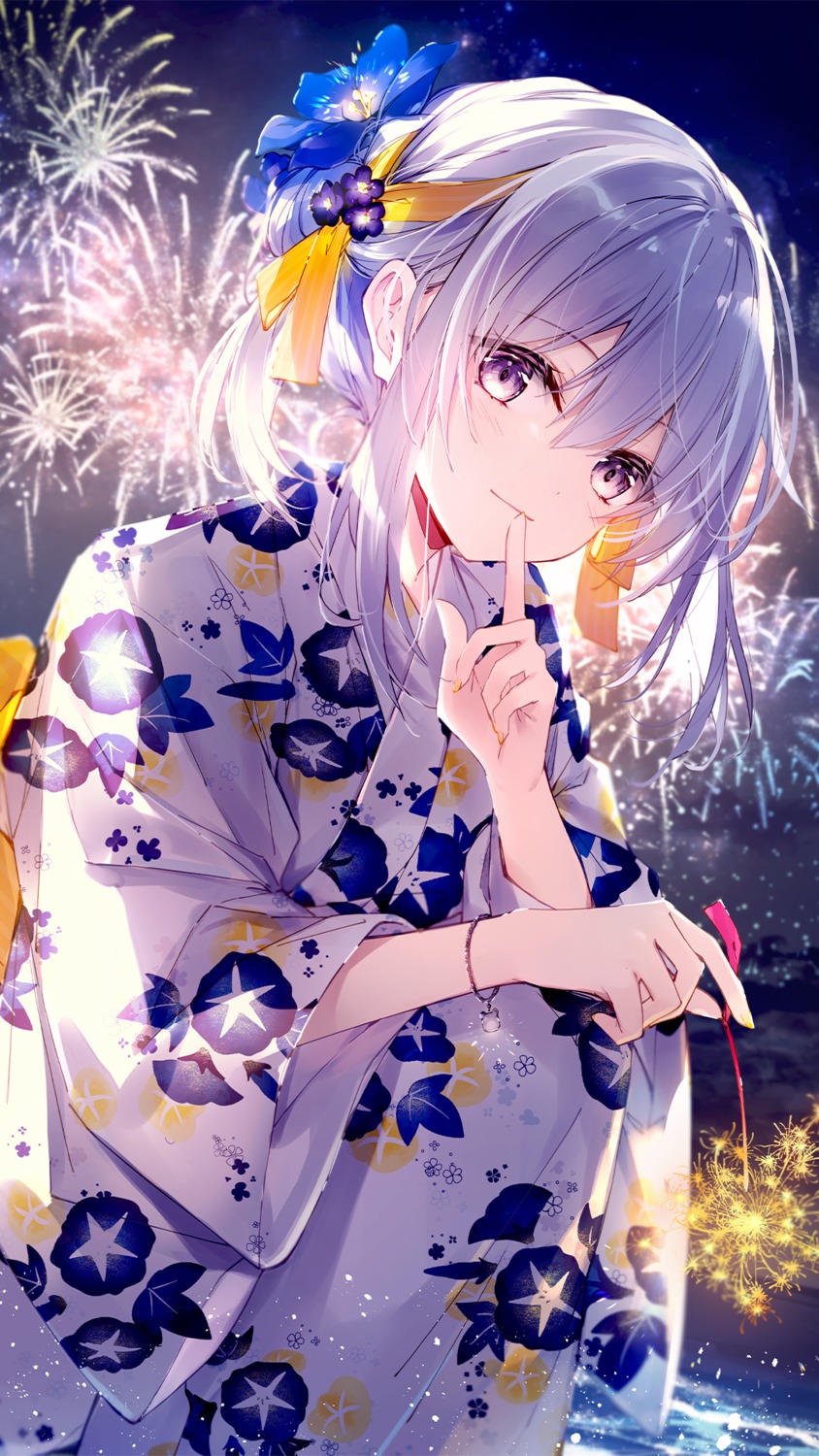 emori_miku_project, ezuki_luna, mochizuki_shiina, yukata