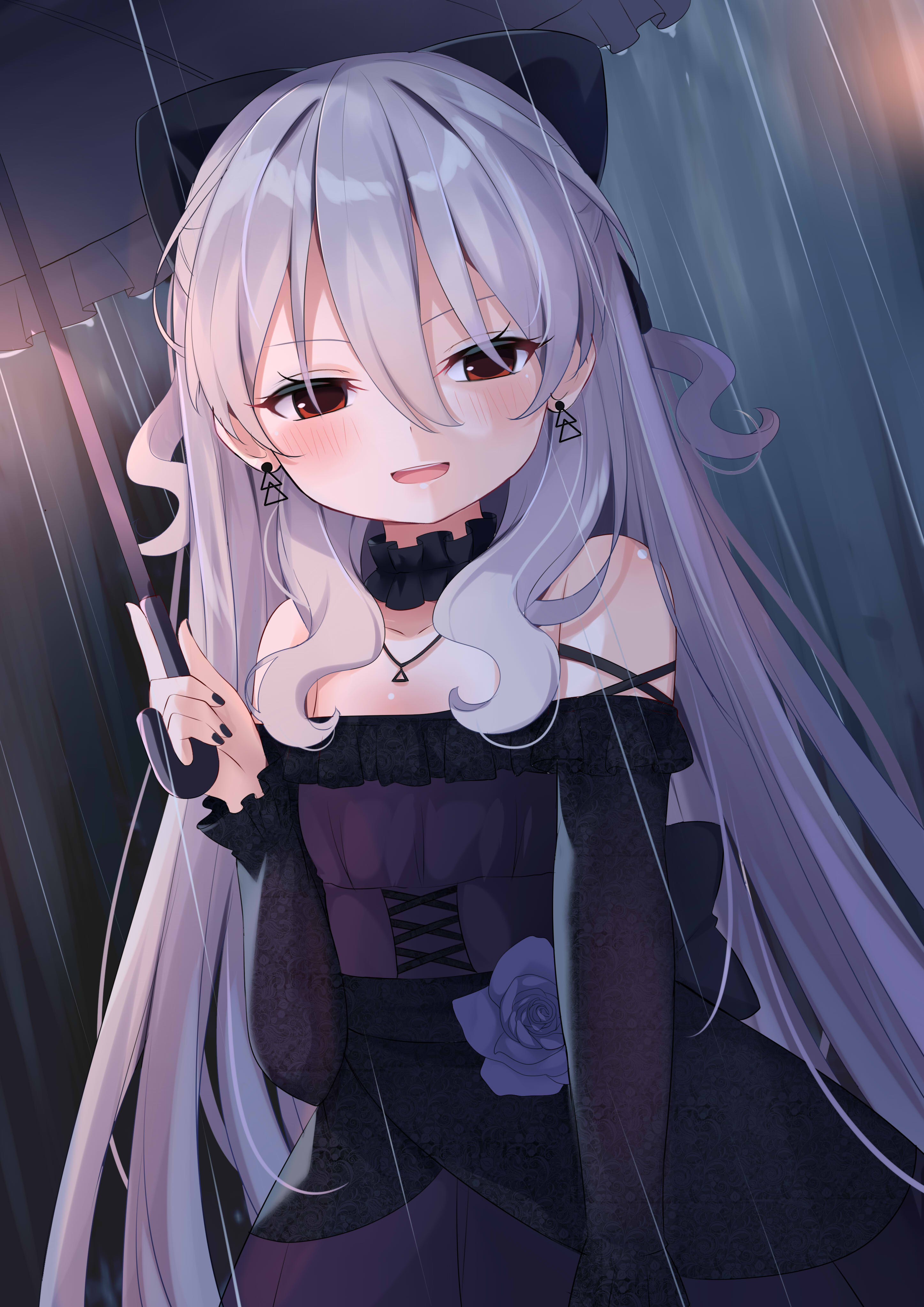 dress, gothic_lolita, ikazu401, lolita_fashion, umbrella