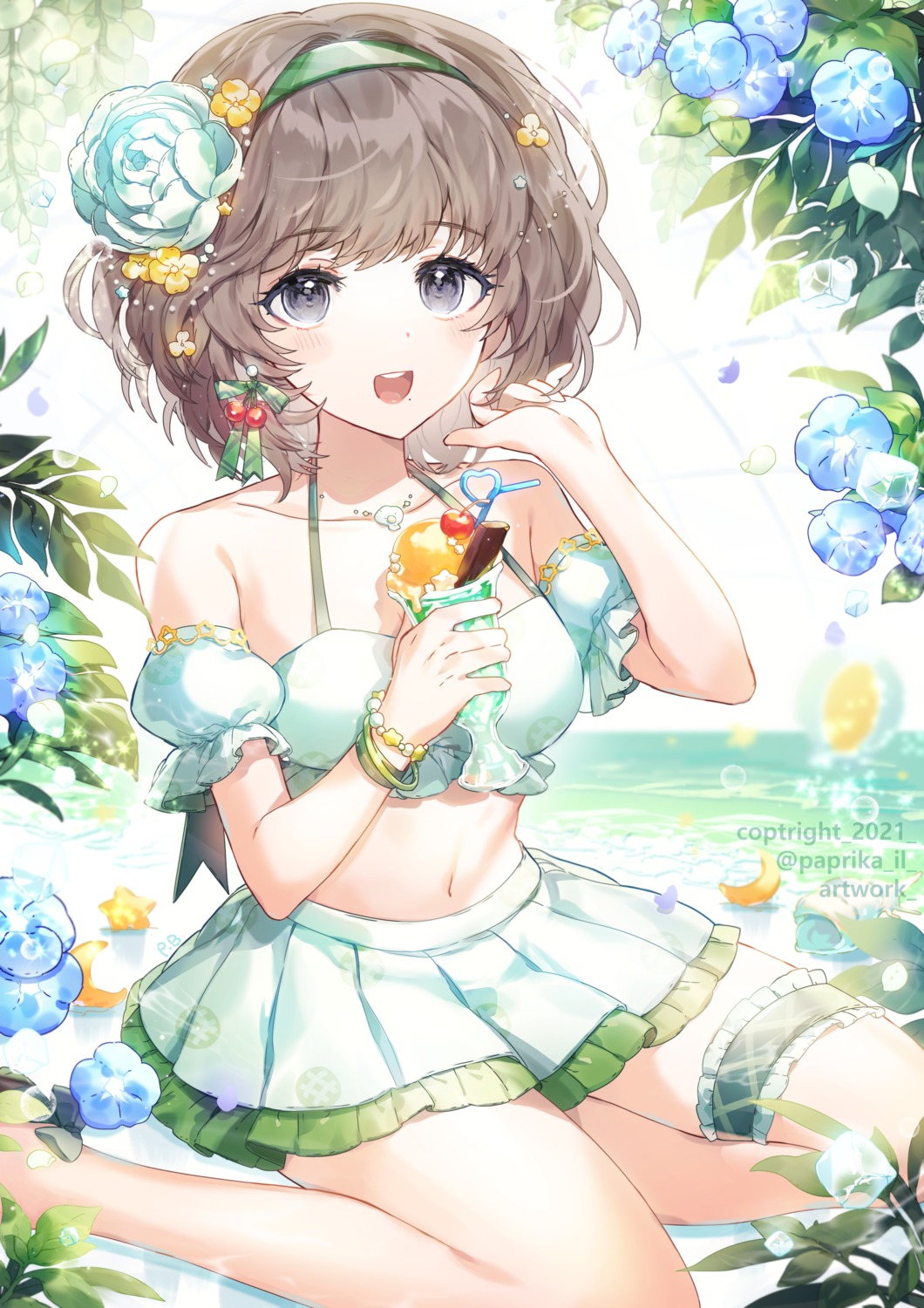 bikini, garter, panprika, swimsuits, wet