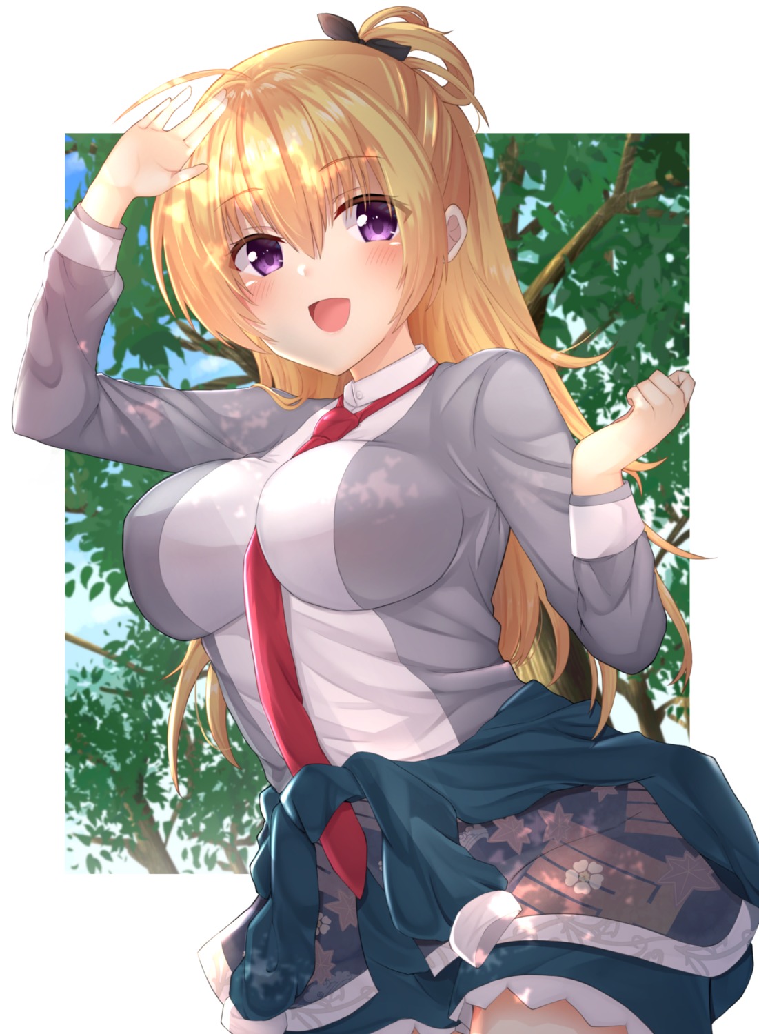 lena_liechtenauer, seifuku, senren_banka, tsukune_(bnkv5)