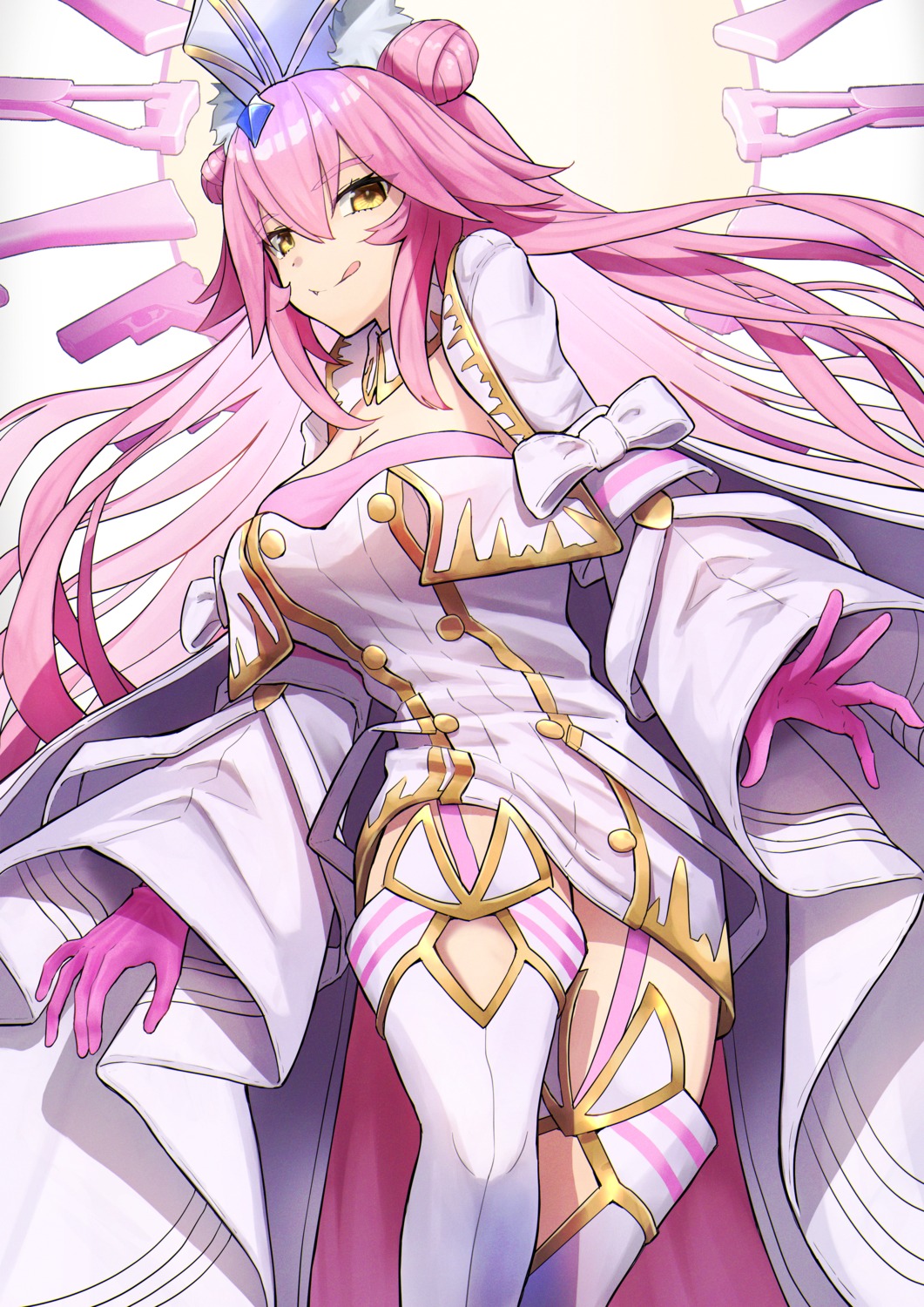 fate/grand_order, ichi_yoshida, stockings, tamamo_vitch_koyanskaya, thighhighs