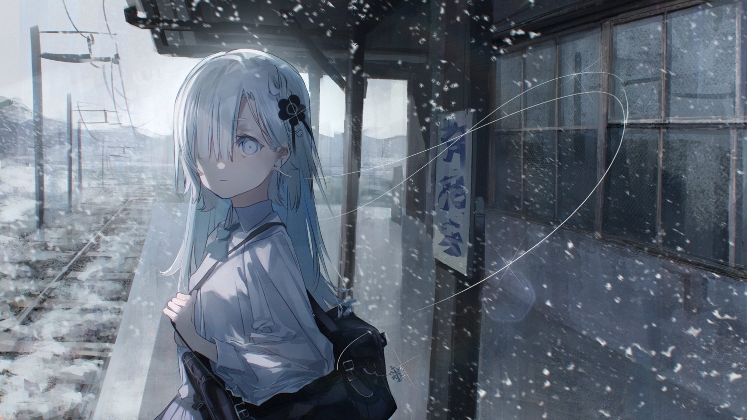 isekai_joucho, isekai_joucho_(artist), kamitsubaki_studio, landscape, seifuku, wallpaper