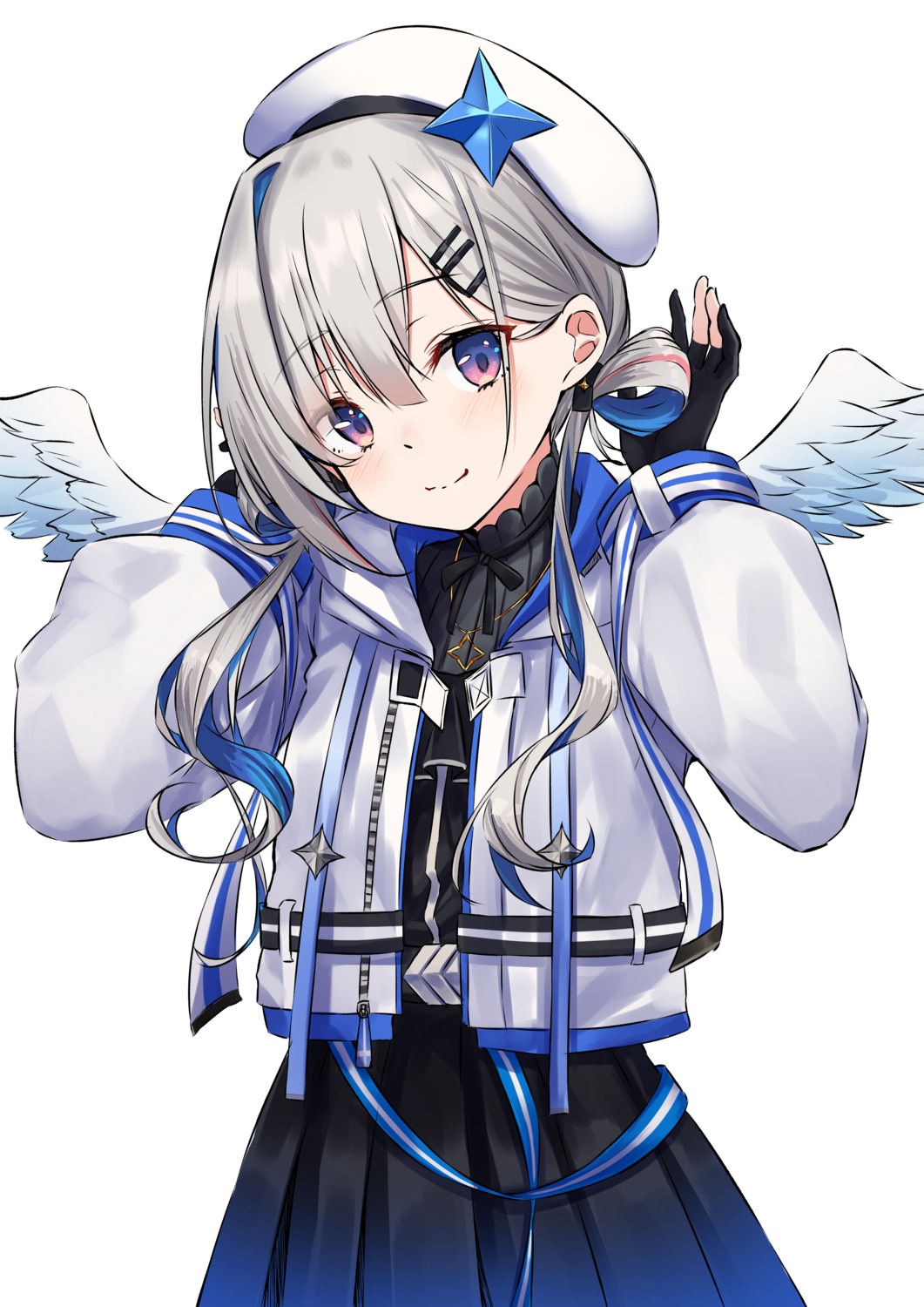 amane_kanata, hololive, pikao, wings