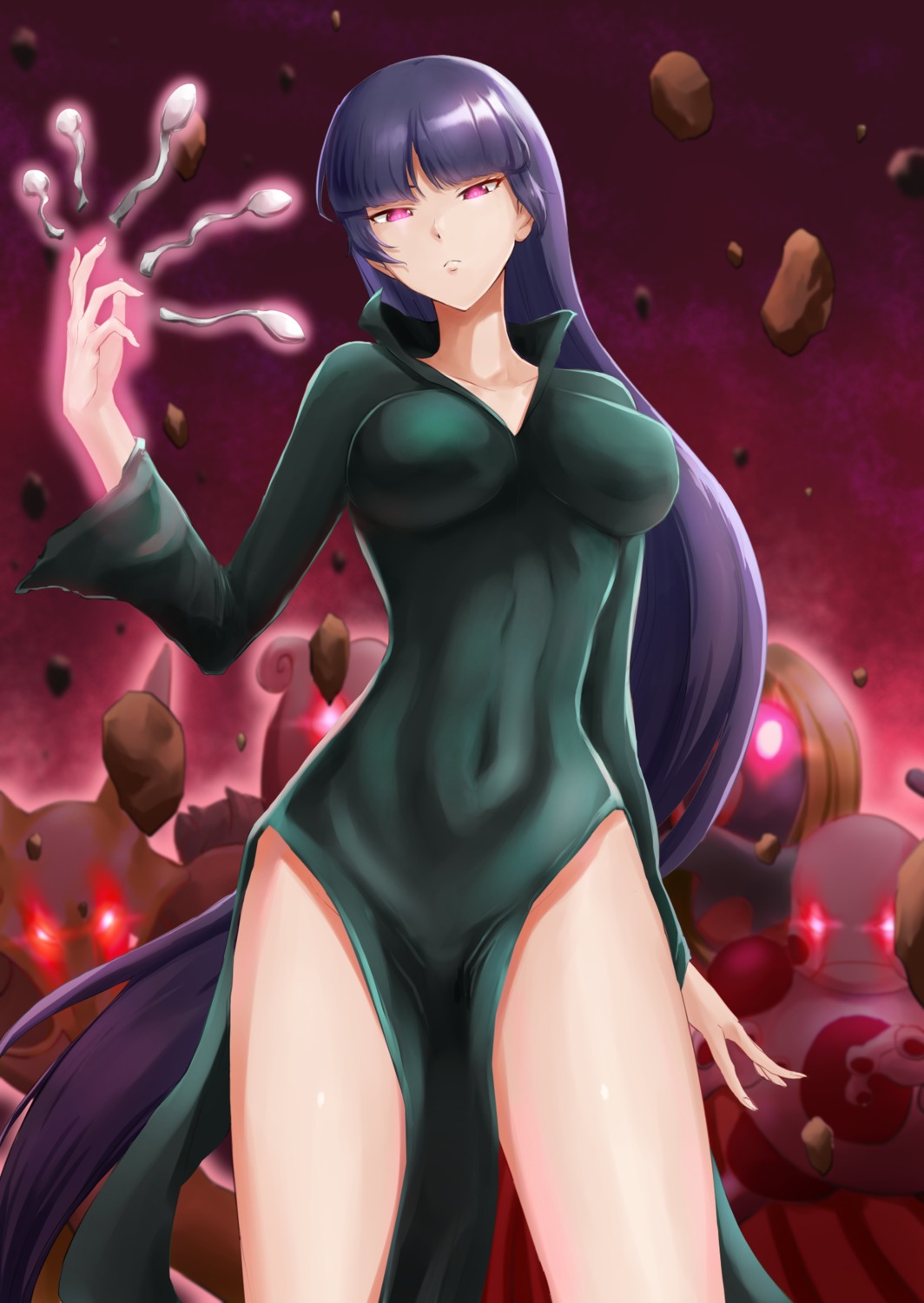 cosplay, dress, jojobirdz, natsume_(pokemon), one_punch_man, pokemon, tatsumaki_(one_punch_man)