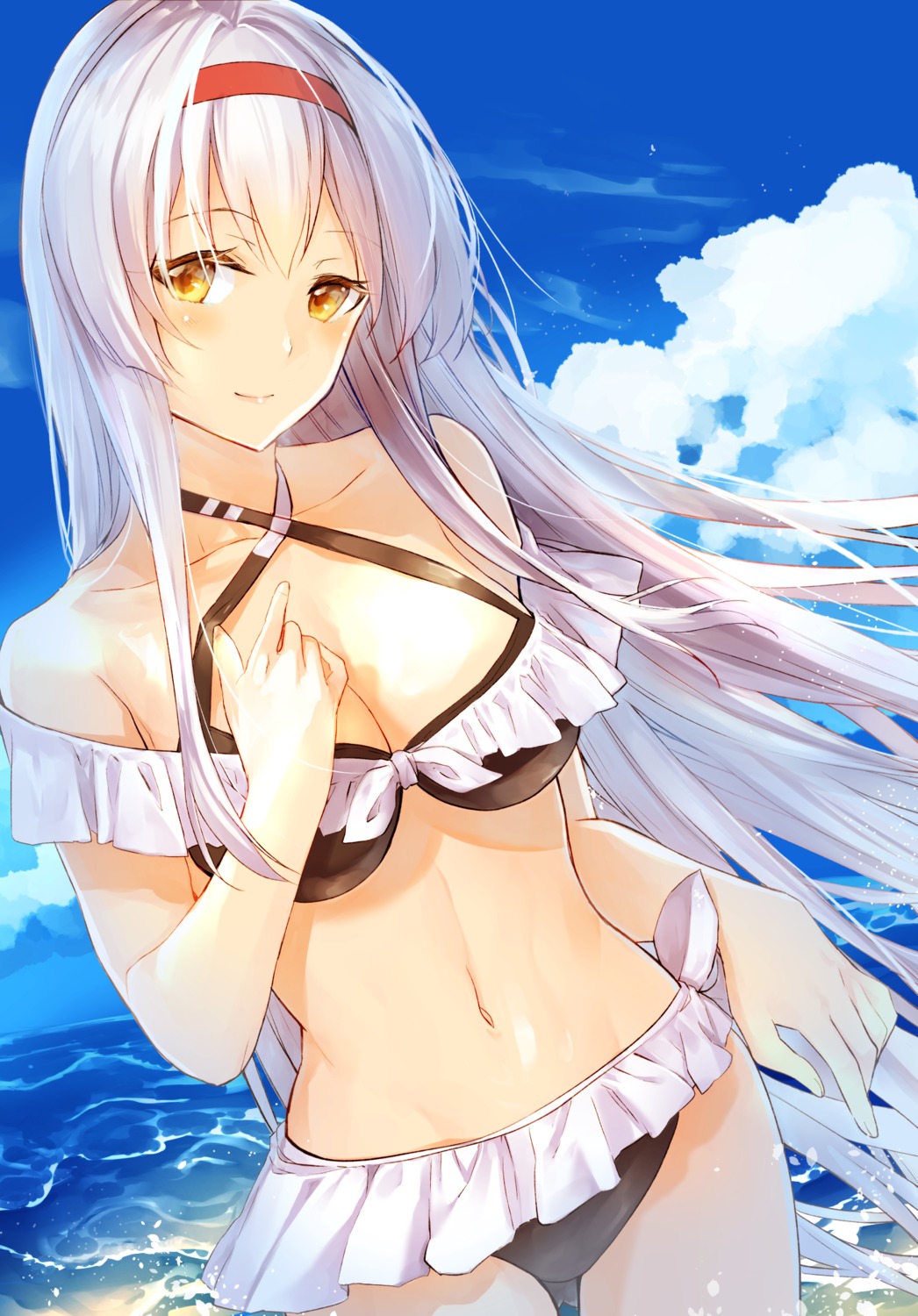 bikini, kantai_collection, kyougoku_touya, shoukaku_(kancolle), swimsuits