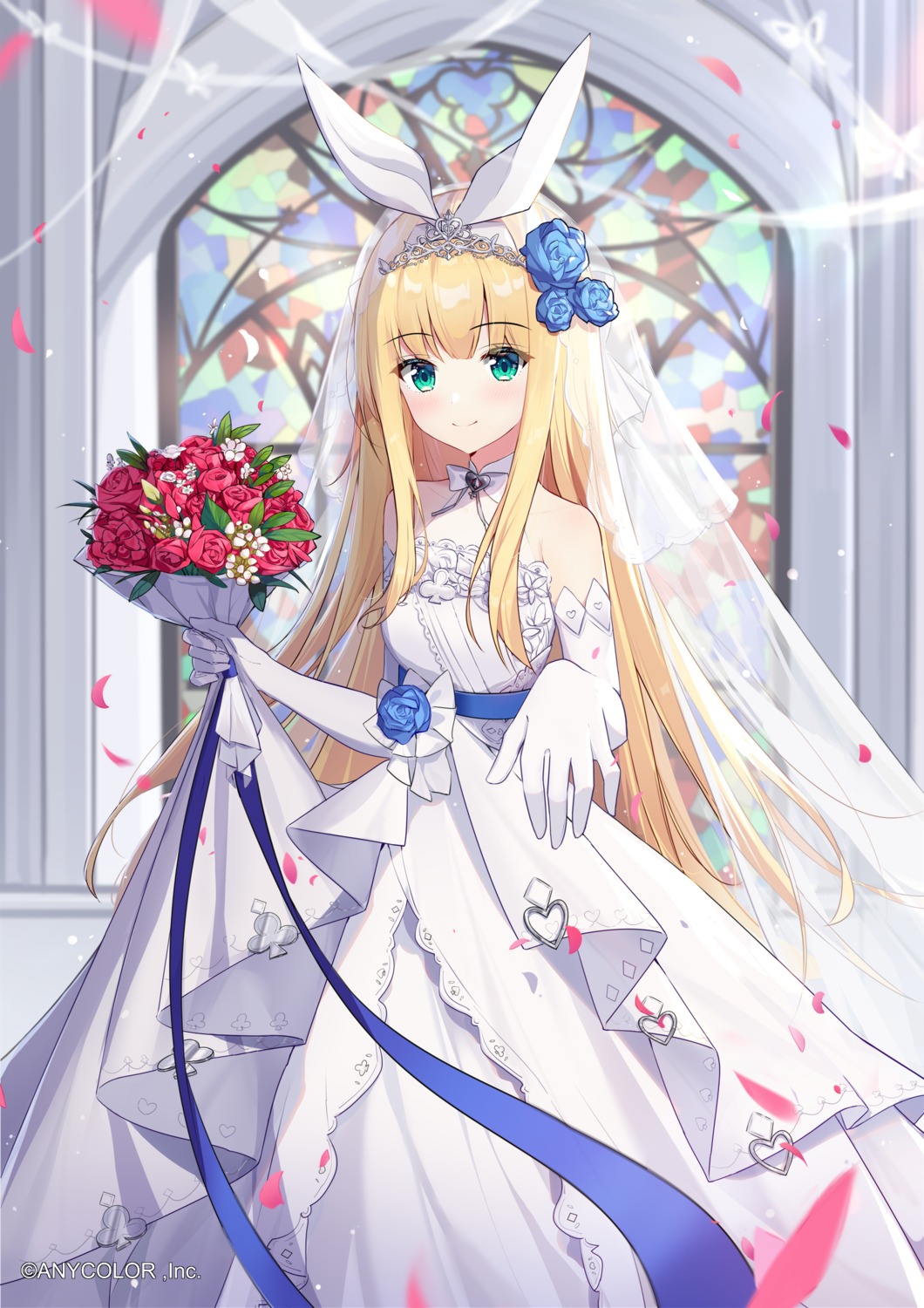 dress, mononobe_alice, nijisanji, wedding_dress, yukizawa