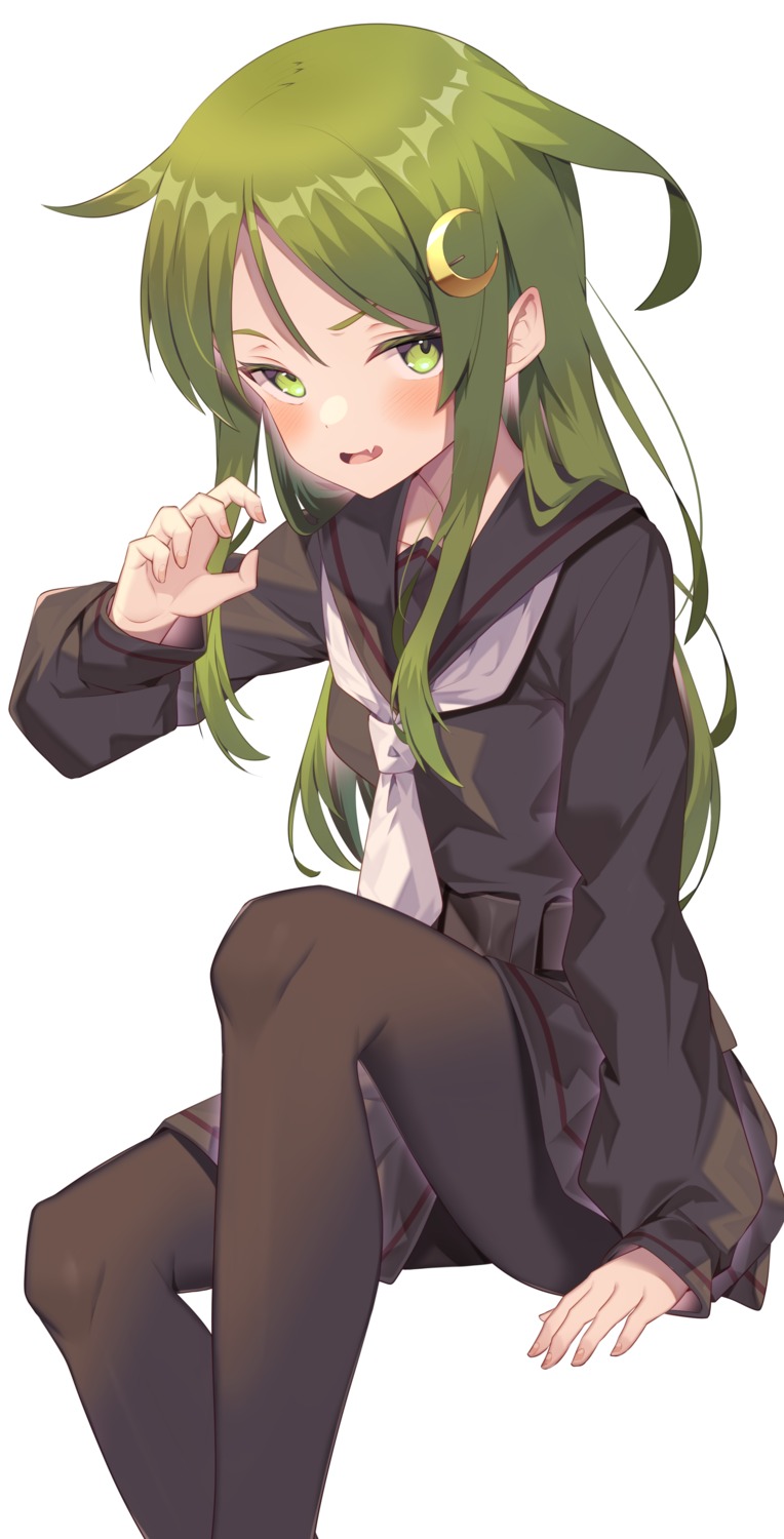 jun_(aousa0328), kantai_collection, nagatsuki_(kancolle), pantyhose, seifuku, skirt_lift