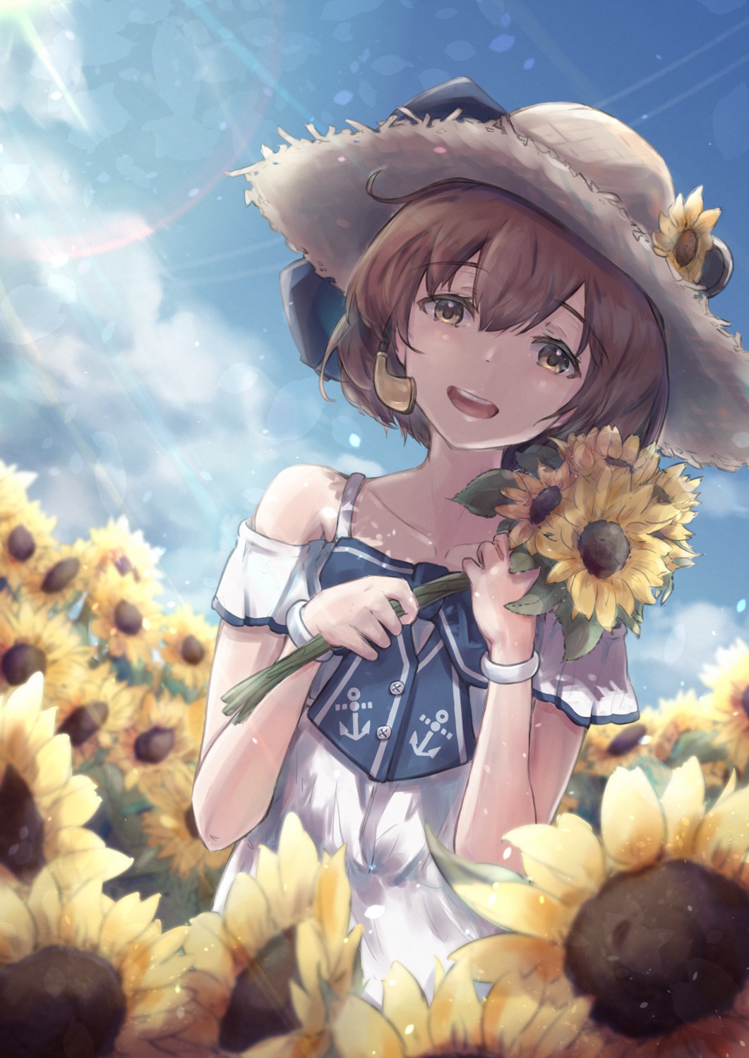 aruka, dress, kantai_collection, summer_dress, yukikaze_(kancolle)