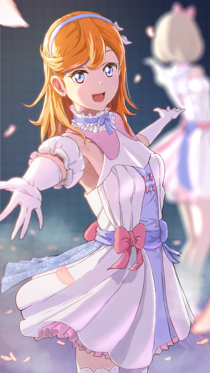 hiiron, love_live!_(series), love_live!_superstar!!, shibuya_kanon, skirt_lift, thighhighs, uniform