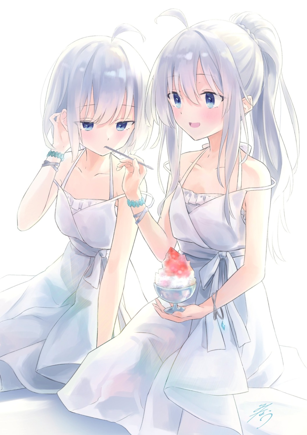 dress, elaina_(majotabi), majo_no_tabitabi, minau37, summer_dress
