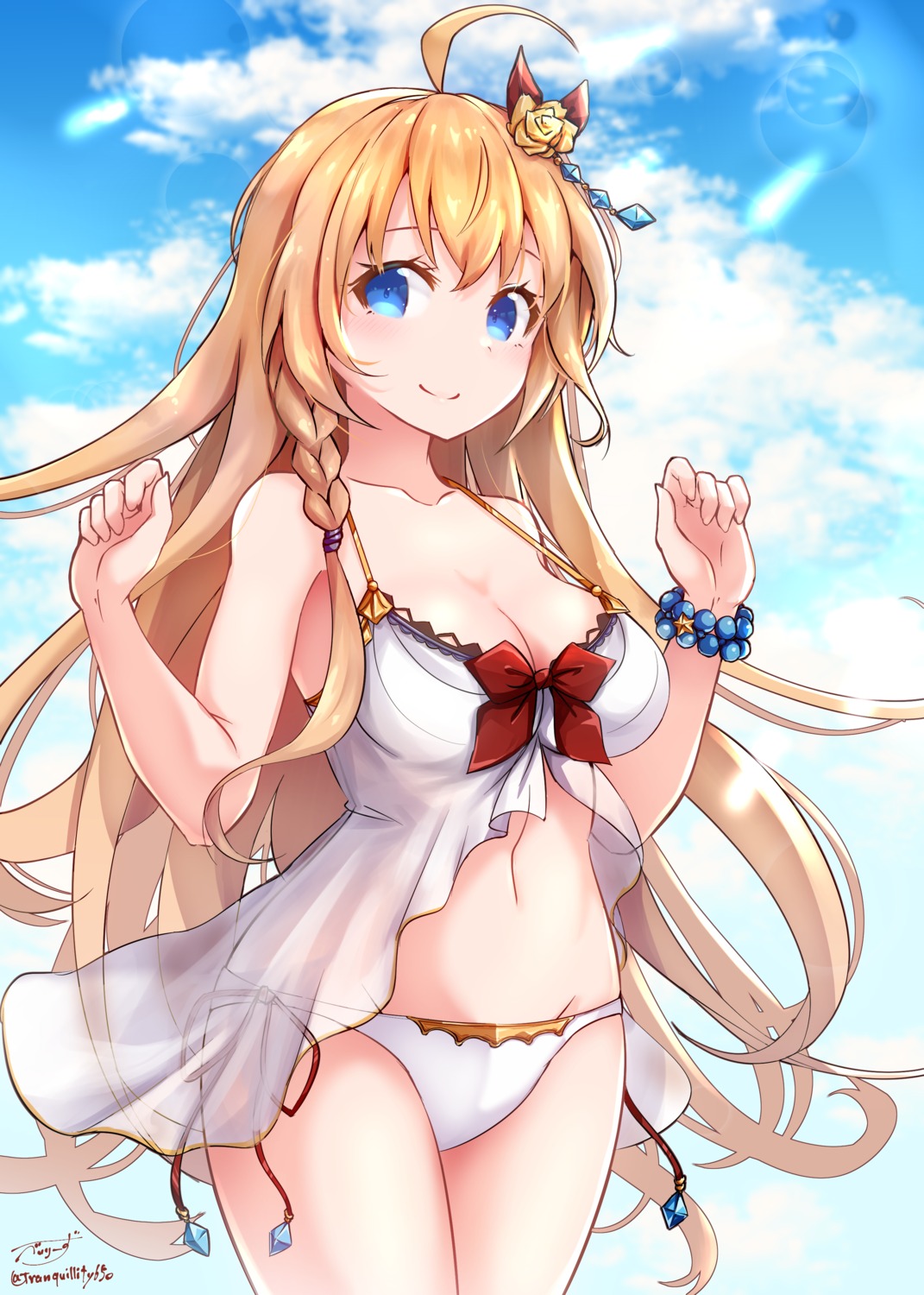baileys_(tranquillity650), pecorine, princess_connect!, princess_connect!_re:dive, see_through, swimsuits