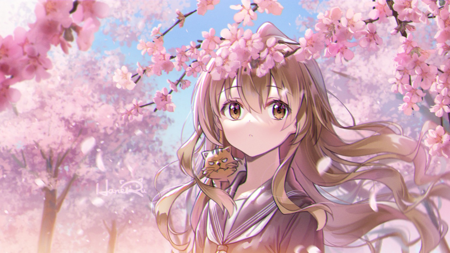 aisaka_taiga, haneru, seifuku, toradora!, wallpaper