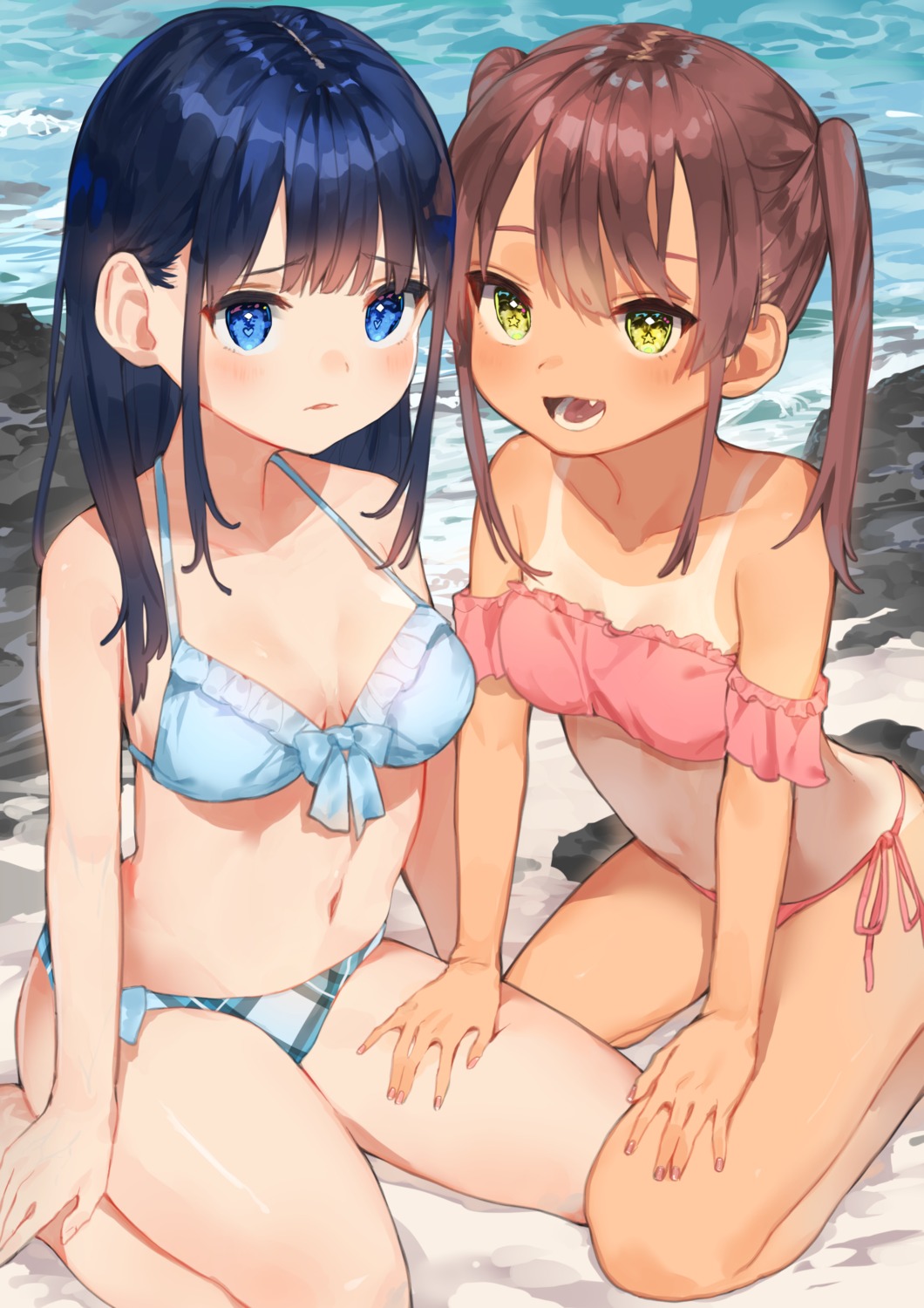 bikini, mashiro_kta, swimsuits, tan_lines