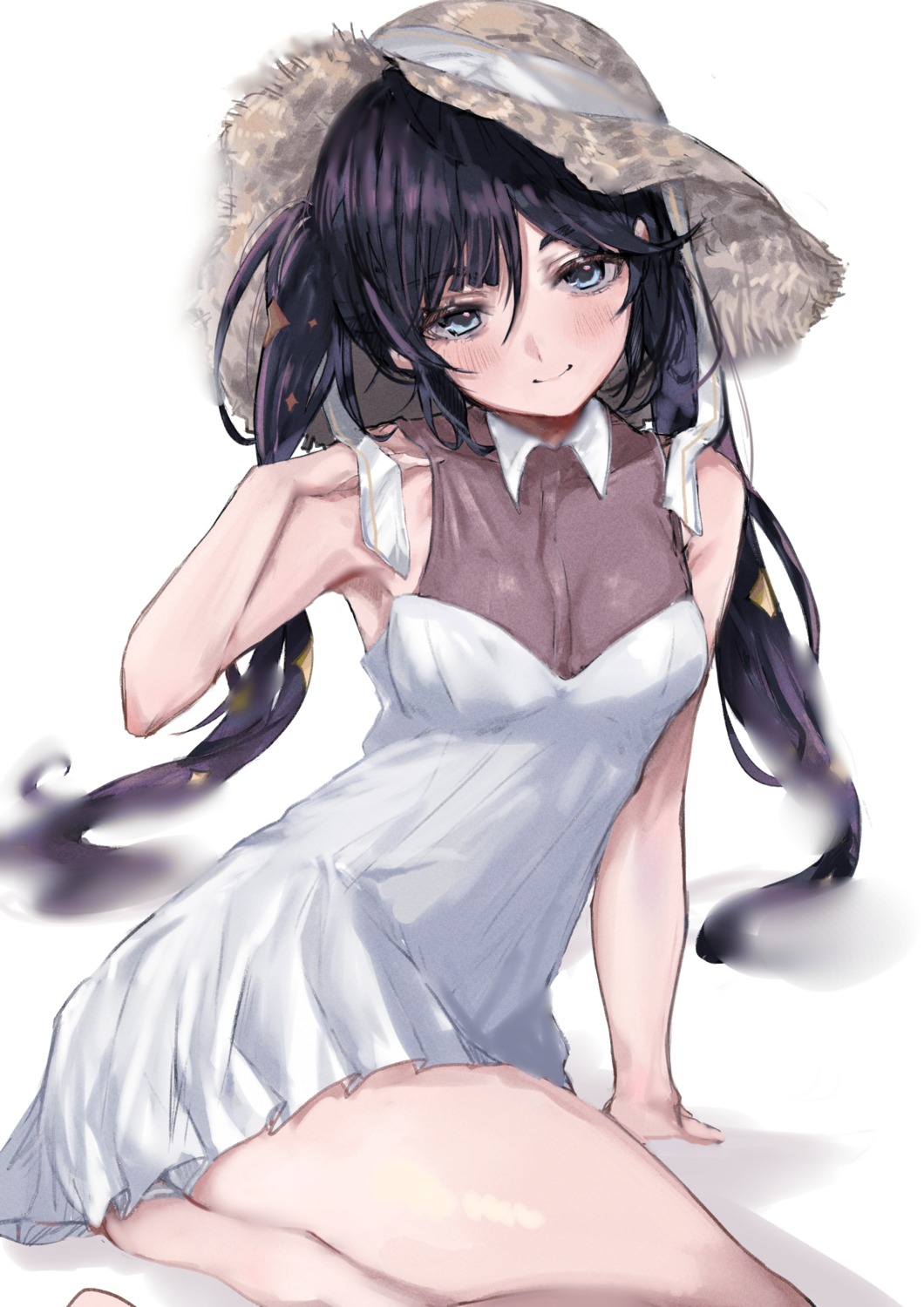 dress, genshin_impact, maria_(syake-uni), mona_megistus, pantsu