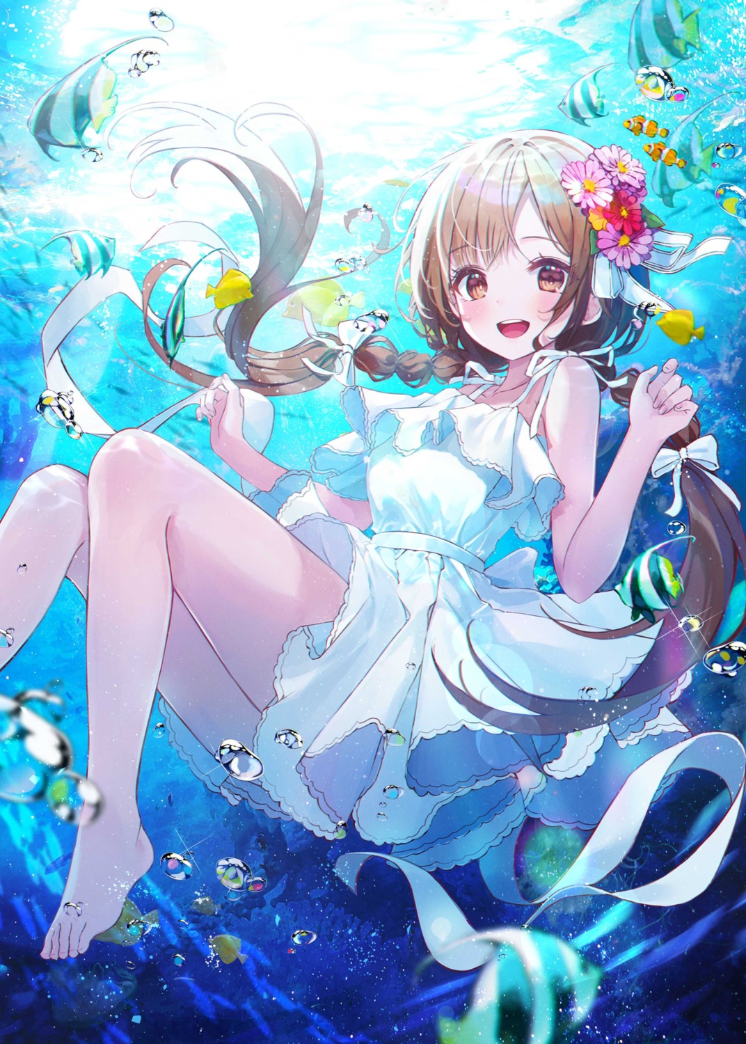 dress, eumi_114, feet, skirt_lift, summer_dress
