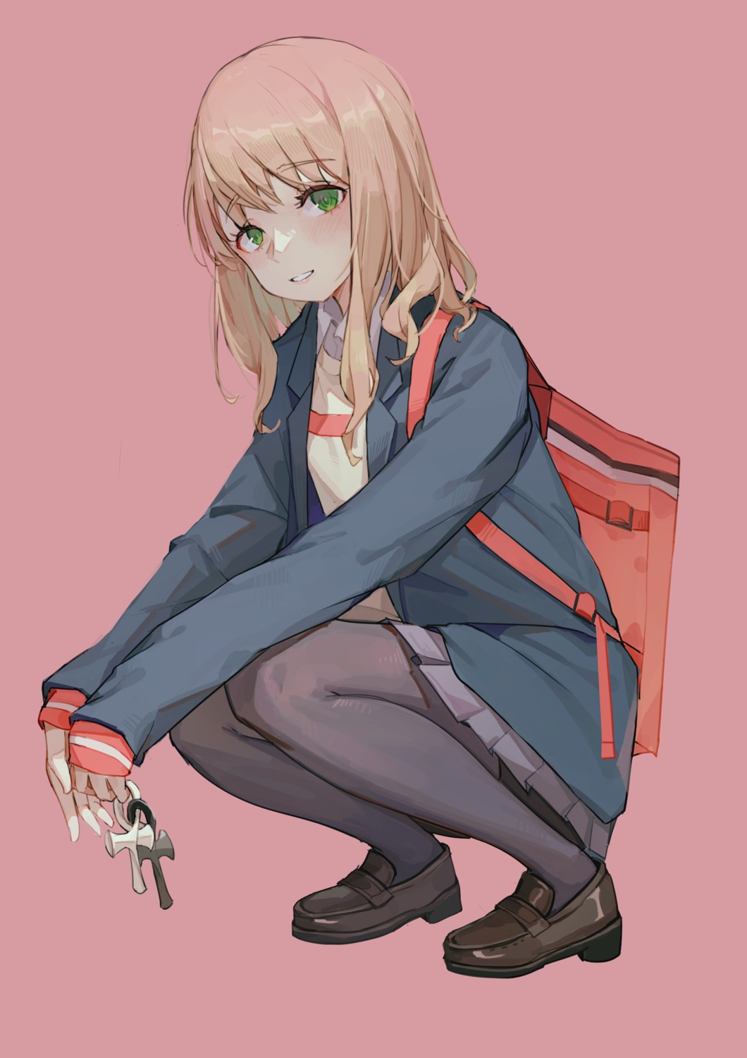 gridman_universe, kuweichuanxin_jr, minami_yume, pantyhose, seifuku, skirt_lift, ssss.dynazenon, sweater