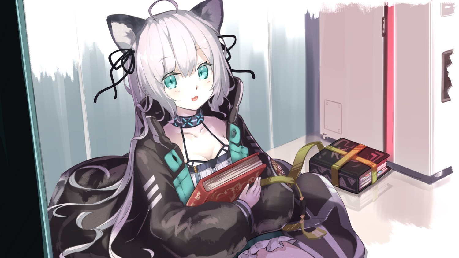 animal_ears, arknights, hellnyaa, mint_(arknights)