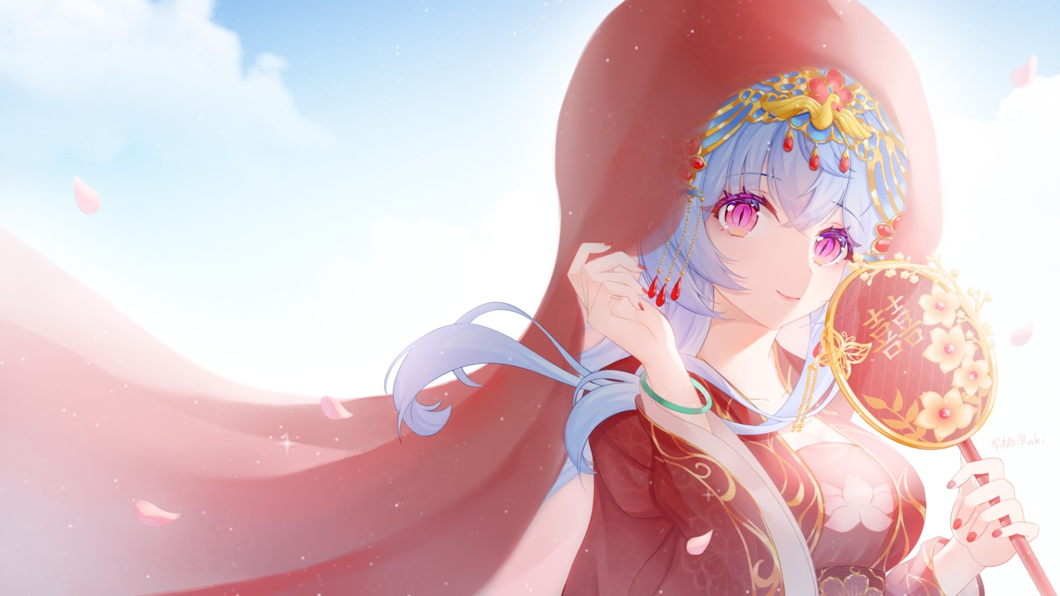 asian_clothes, ganyu, genshin_impact, makix