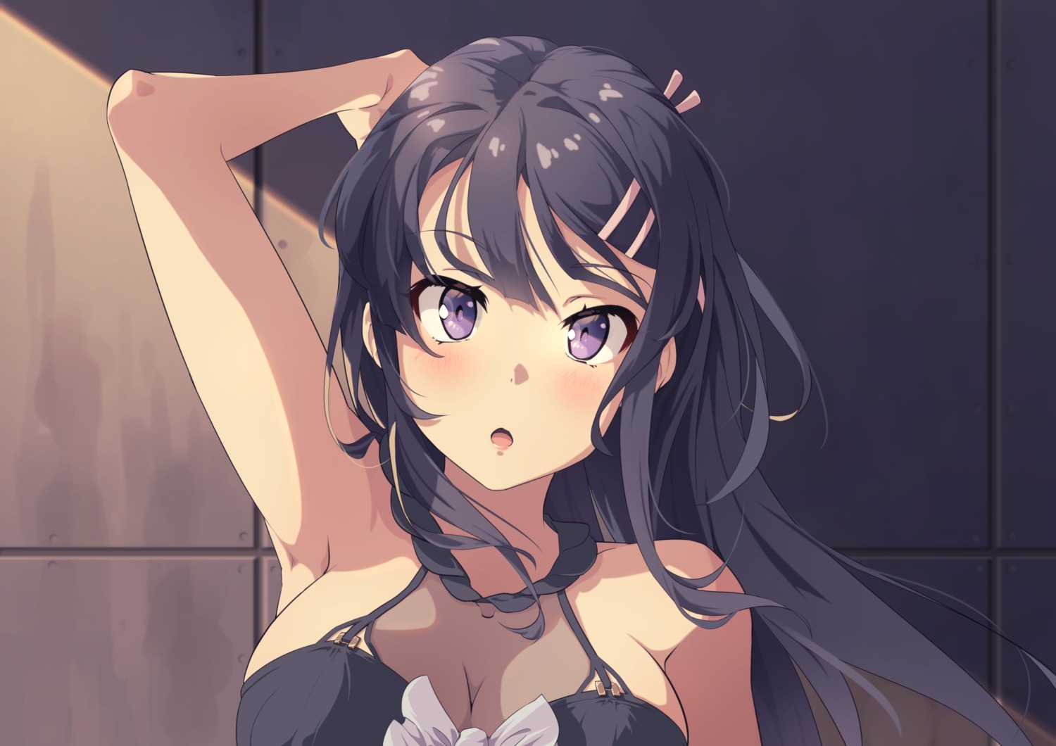 cleavage, raiz_art_works, sakurajima_mai, see_through, seishun_buta_yarou, swimsuits