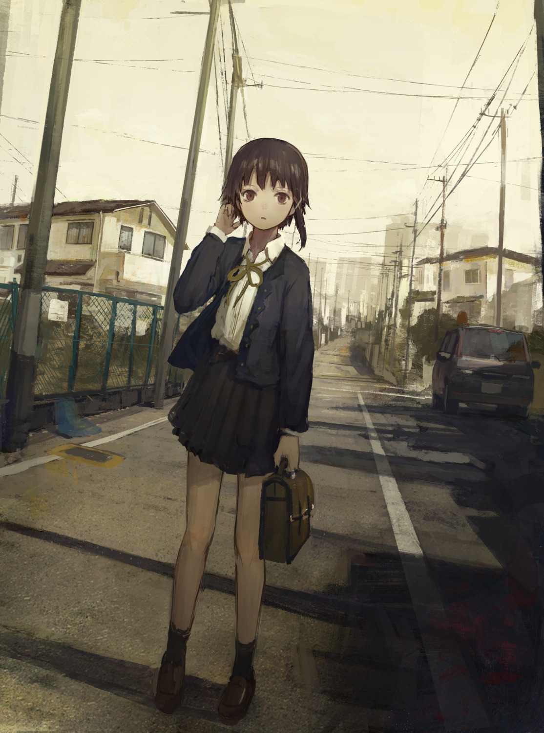 iwakura_lain, seifuku, serial_experiments_lain, shion_(mirudakemann), sketch