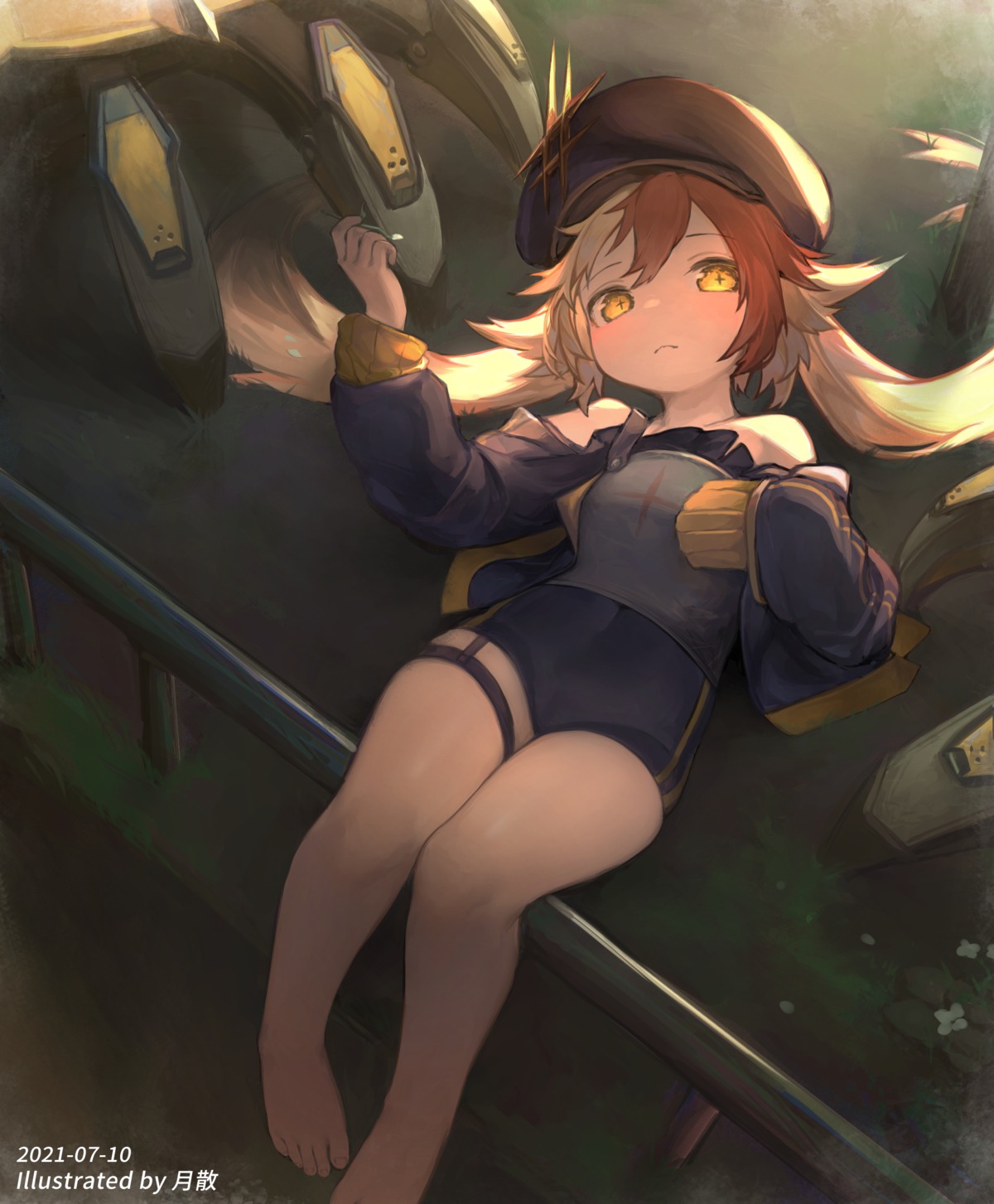 alchemy_stars, garter, gronru_(alchemy_stars), tsukibara
