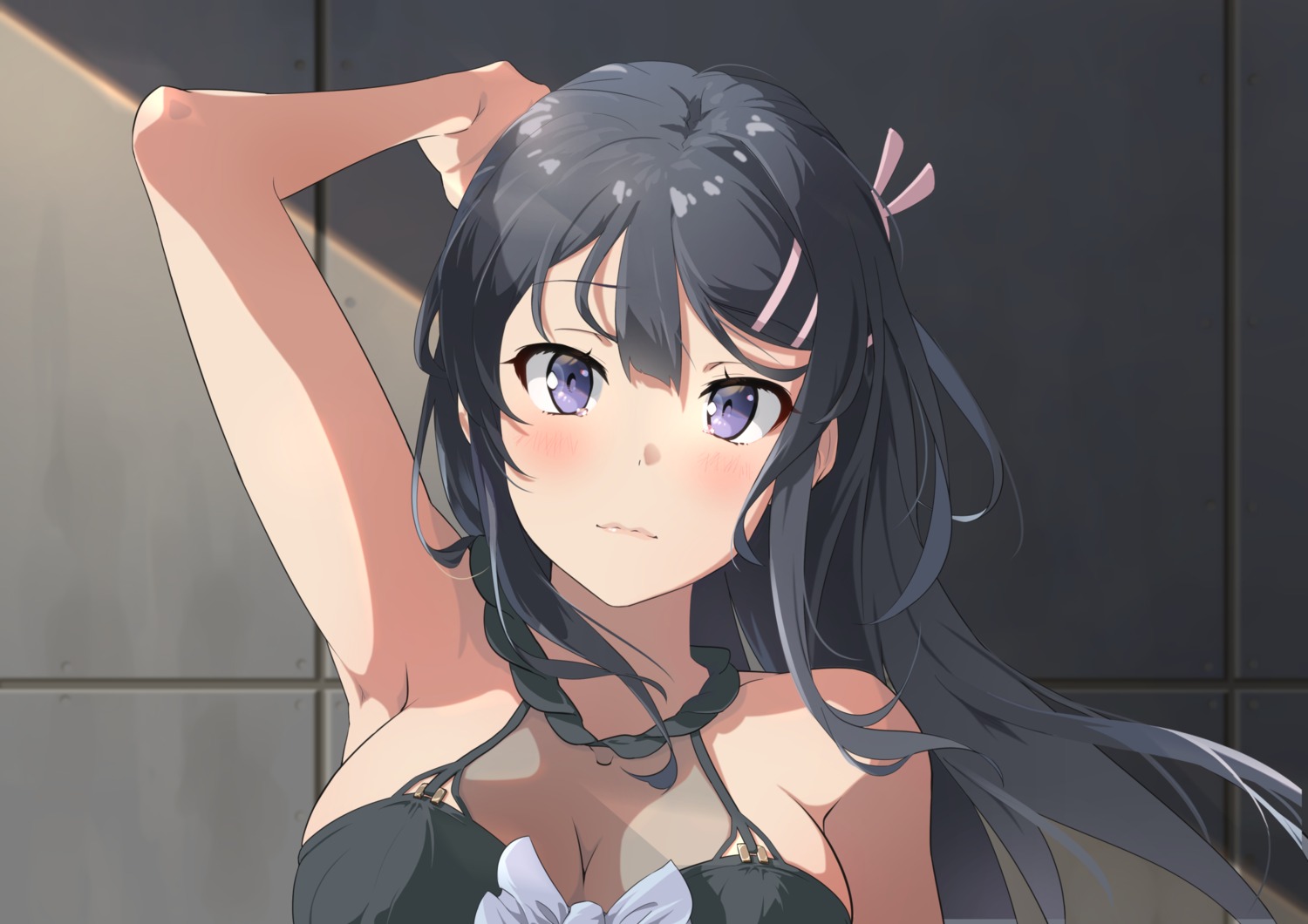 artist_revision, cleavage, raiz_art_works, sakurajima_mai, see_through, seishun_buta_yarou, swimsuits