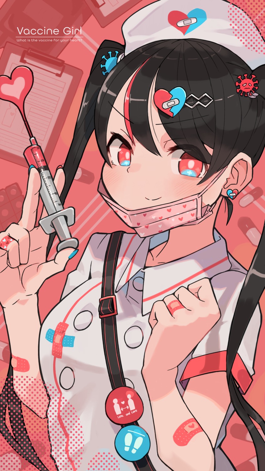 bandaid, katsu_(katsupainter), nurse
