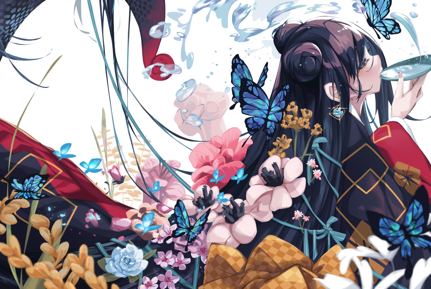 japanese_clothes, sake, zelef